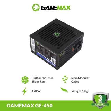 Gamemax GE 450 Power Supply black