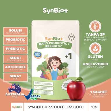 Probiotic + Prebiotic - Synbio+ Untuk Pencernaan Anak Dengan Probiotik Multivitamin