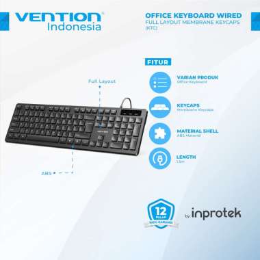 Vention Keyboard Cable Wireless Keyboard Bluetooth Optical USB for PC Laptop Android Keyboard Cable
