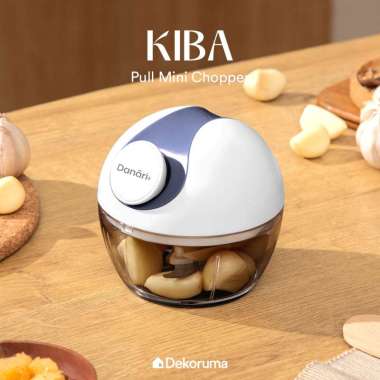 Dekoruma KIBA Pull Mini Chopper / Blender Gilingan Bumbu Mini 180ml