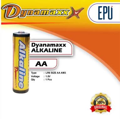 Baterai Alkaline Dynamax Alkaline AA Baterai A2 Batere Dynamax Battery BP1