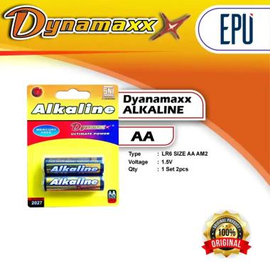 Baterai Alkaline Dynamax Alkaline AA Baterai A2 Batere Dynamax Battery BP2