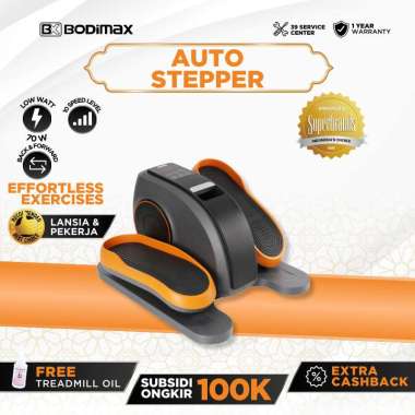 BODIMAX AUTO STEPPER / MINI ELLIPTICAL / LOW IMPACT / FITNESS / ALAT OLAHRAGA / LANSIA