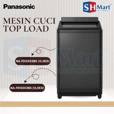 Panasonic NA-FD125X3BS Mesin Cuci Top Load