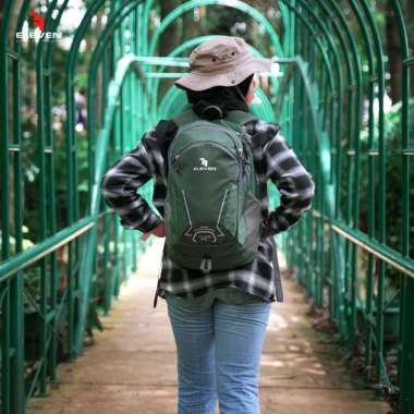 Eleven Tas ransel Backpack Vilas Hitam