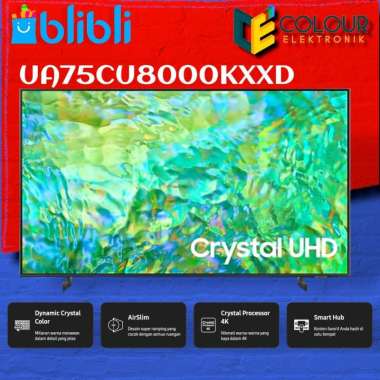 SAMSUNG 75CU8000 CRYSTAL UHD 4K 75 inch - SAMSUNG UA75CU8000KXXD SMART TV 75 inch