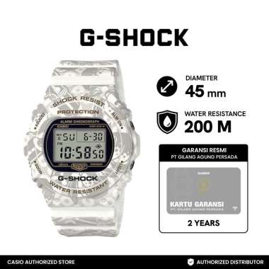 Casio G-Shock Seven Lucky Gods Jam Tangan Pria [DW-5700SLG-7DR] White