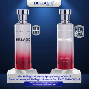 Bellagio Red Rave Culture Spray Cologne Parfum Pria [100 mL]