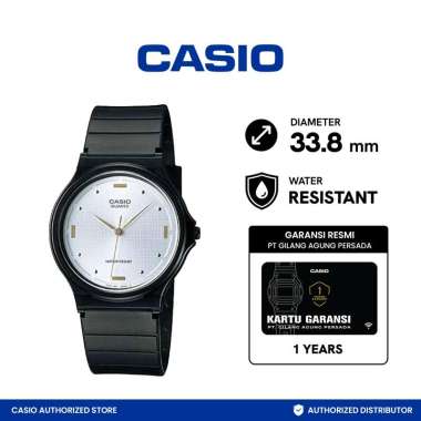 CASIO Jam Tangan Pria [MQ-76-7A1LDF] Black White