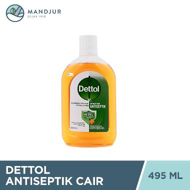 Dettol Antiseptik [495 mL] coklat