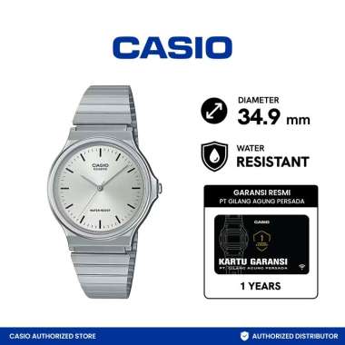 CASIO Jam Tangan Pria - Silver [Original/ MQ-24D-7EDF] SILVER