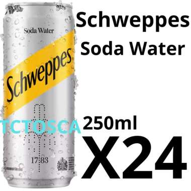 Schweppes Minuman Bersoda [330 mL/ 24 Kaleng]