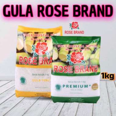 Gula Pasir Rose Brand 1kg Kuning & Putih - Rose Brand Gula Tebu 1000 gram Grosir Murah Putih