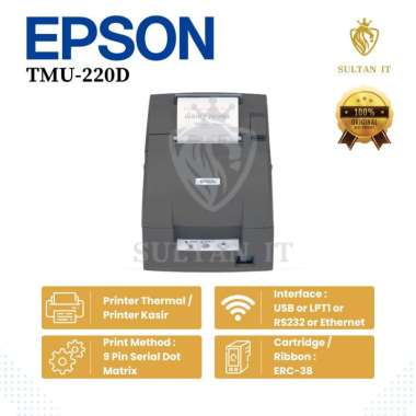 Epson Printer Kasir TMU 220D / TMU 220B / TMU 220A (SECOND) Original TM-U220D TM-U220B TM-U220A (SEC