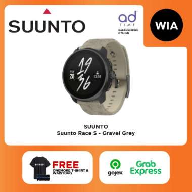Suunto Race S - Ultimate Performance Smartwatch Sport GPS Original Garansi Resmi Gravel Grey