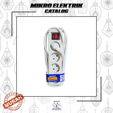 Sunfree Stop Kontak [3 Meter/ 4 Lubang]