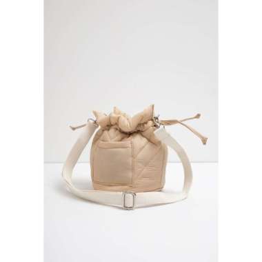 Berrybenka - Tas Selempang Pillow Bag Wanita Sofia Tirana Bucket Sling Bag ONE SIZE Beige