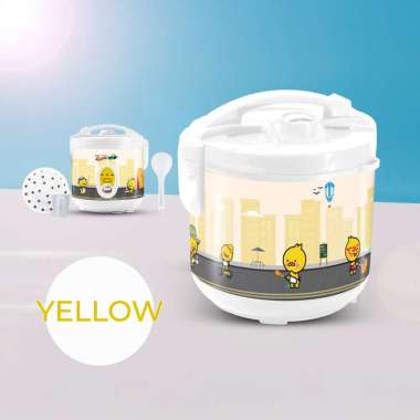 Goto Hiro Rice Cooker Low Watt Magic Com Penanak Nasi Anti Lengket YELLOW