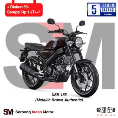 SIM-Sepeda Motor Yamaha ALL NEW XSR 155 XSR 155-Metallic Brown Authentic Bekasi