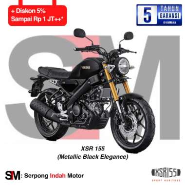 SIM-Sepeda Motor Yamaha ALL NEW XSR 155 XSR 155-Metallic Black Elegance Tangerang