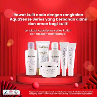 AquaSense Perawatan Kulit Wajah Unisex Pria dan Wanita / Kulit Kering / Kulit Berminyak / Jerawat / 