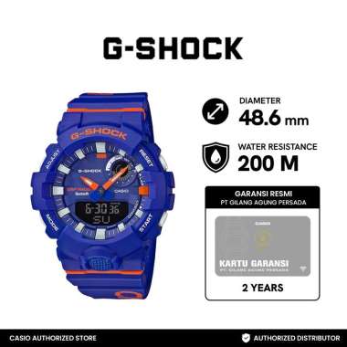 CASIO G-Shock GBA-800DG-2ADR Jam Tangan Pria biru orange