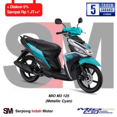 SIM-Sepeda Motor Yamaha MIO M3 125 Mio M3-Metallic Cyan Jakarta