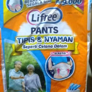 Popok Dewasa Lifree Pants Sachet Size M / L / Xl Lifree XXL
