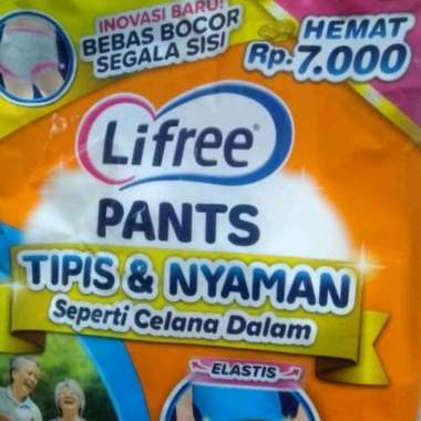 Popok Dewasa Lifree Pants Sachet Size M / L / Xl Lifree M