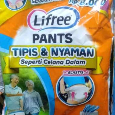 Popok Dewasa Lifree Pants Sachet Size M / L / Xl Lifree XL