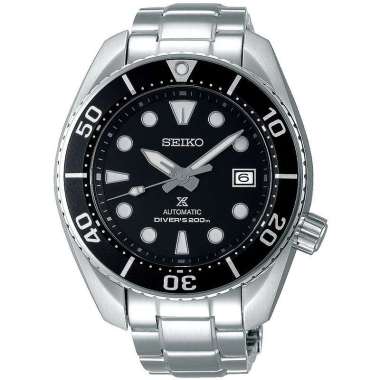 Seiko Prospex SUMO Divers Jam Tangan Pria [SPB101J1/ SPB103J1] Silver / Black