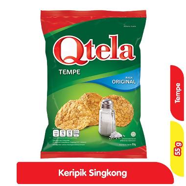 Promo Harga Qtela Keripik Tempe Original 55 gr - Blibli