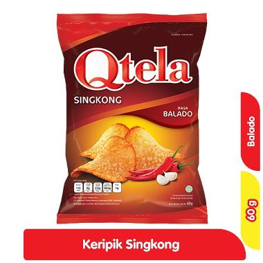 Promo Harga Qtela Keripik Singkong Balado 60 gr - Blibli