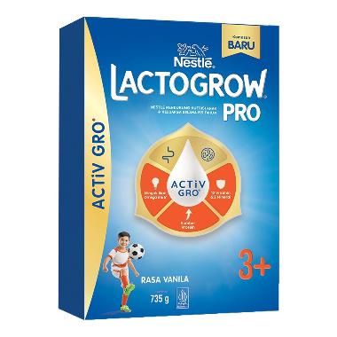 Promo Harga Lactogrow 4 Susu Pertumbuhan Vanila 750 gr - Blibli