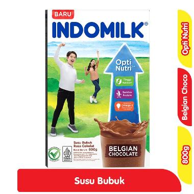 Promo Harga Indomilk Susu Bubuk Omega 3 Cokelat 800 gr - Blibli
