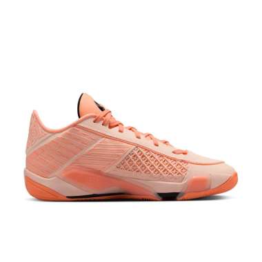 NIKE Men Basketball Air Jordan XXXVIII Low PF Shoes Sepatu Basket Pria [FD2325-800] 10.5 Crimson Tin
