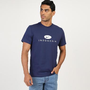 NIKE Men Sportswear Country Tee Indonesia T-Shirt Kaos Olahraga Pria [HF5176-410] XL Midnight Navy/W