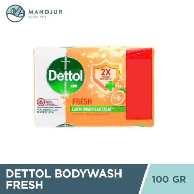 Dettol Profresh Fresh Sabun Mandi Batang [100 g] kuning