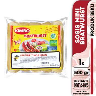 Kimbo Mini Bratwurst Lada Hitam Sosis [10 pcs]