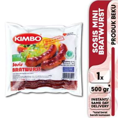 Kimbo Mini Bratwurst Sosis [10 pcs]