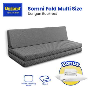 Uniland Somni Sofa Bed / Sofabed / Kasur Busa Lipat Abu-abu