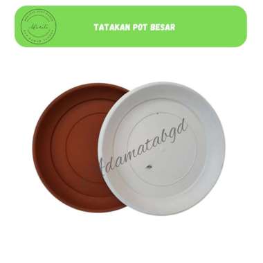 Tatakan pot besar coklat