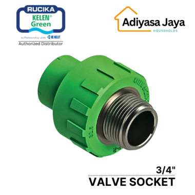 Male Thread Joint 3/4 (RUCIKA Kelen Green) / SDL PPR