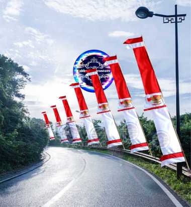 UMBUL BANDIR GARUDA 3.2METER MERAH PUTIH