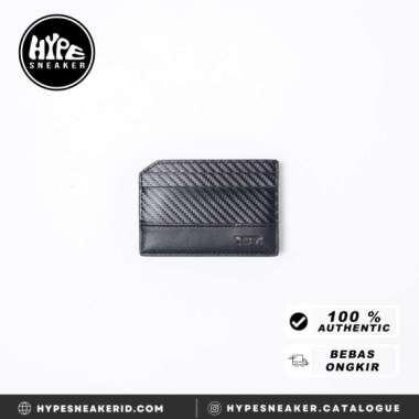 Dompet TUMI BLACK CARBON HOLDER 100% ORIGINAL 10X7CM