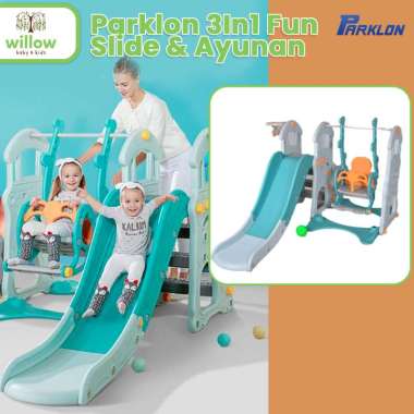 Perosotan Anak - Parklon 3In1 Fun Slide & Ayunan