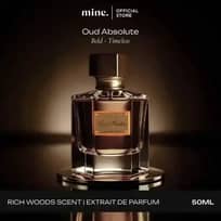 Mine Perfumery Oud Absolute - 50 ml Extrait De Perfume | Parfum Arab Mewah Wangi Oud Soft Elegan Berkelas