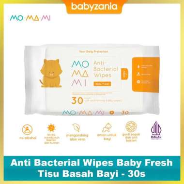MOMAMI Anti Bacterial Baby Fresh Wipes [30 Sheet]