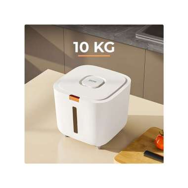 Goto Suki Dispenser Tempat Penyimpanan Wadah Beras 10 5 Kg Aesthetic 10KG