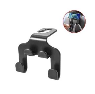 Bahan Tebal Holder Hp Headrest Mobil Multifungsi/Gantungan Jok Mobil Belakang Universal/Stand Pengai